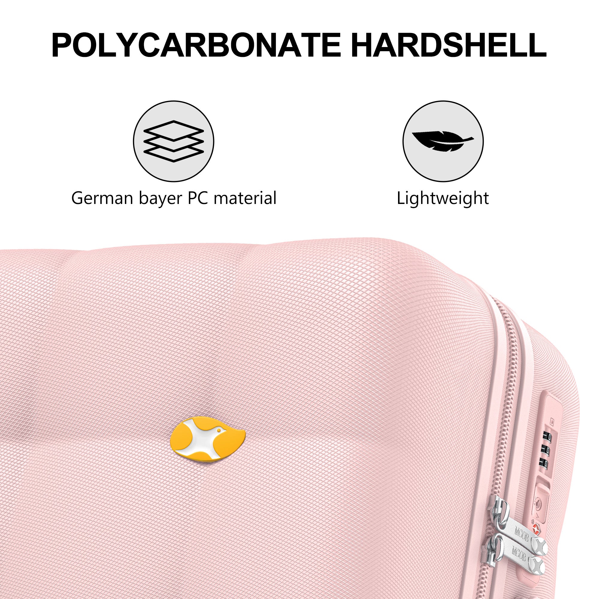Premium Carry-On Luggage – Lightweight Polycarbonate Suitcase with TSA Lock